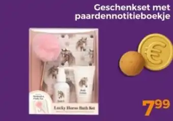 Trekpleister Geschenkset met paardennotitieboekje aanbieding