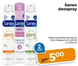 Trekpleister Sanex deospray aanbieding