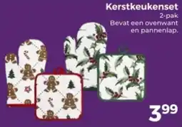 Trekpleister Kerstkeukenset aanbieding