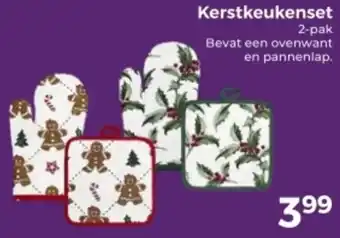 Trekpleister Kerstkeukenset aanbieding