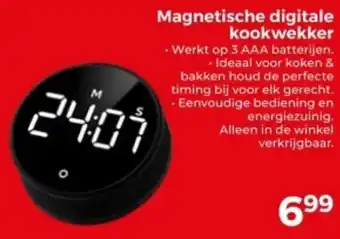 Trekpleister Magnetische digitale kookwekker aanbieding