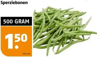 Poiesz Sperziebonen aanbieding