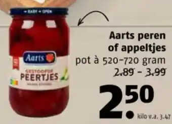 Poiesz Aarts peren of appeltjes aanbieding