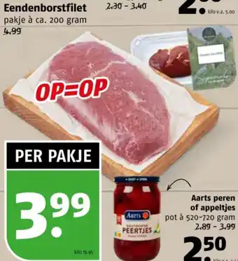 Poiesz Eendenborstfilet aanbieding
