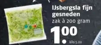 Poiesz IJsbergsla fijn gesneden aanbieding