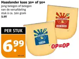 Poiesz Maaslander kaas 30+ of 50+ aanbieding