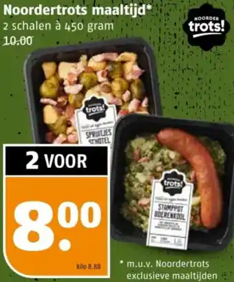 Poiesz Noordertrots maaltijd aanbieding