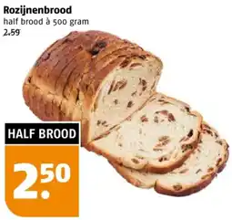 Poiesz Rozijnenbrood aanbieding