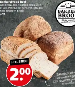 Poiesz Bakkersbrood heel aanbieding