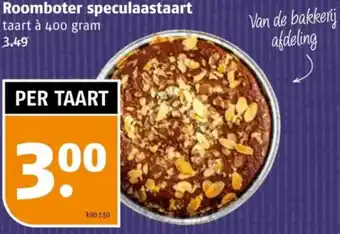 Poiesz Roomboter speculaastaart aanbieding