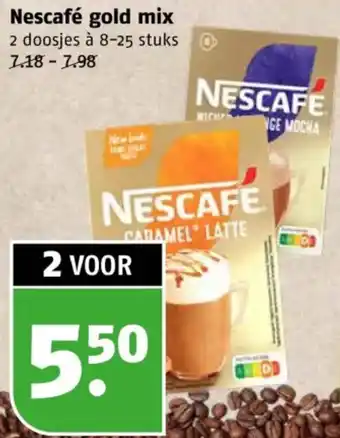 Poiesz Nescafé gold mix aanbieding