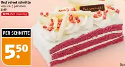 Poiesz Red velvet schnitte aanbieding