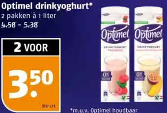 Poiesz Optimel drinkyoghurt aanbieding