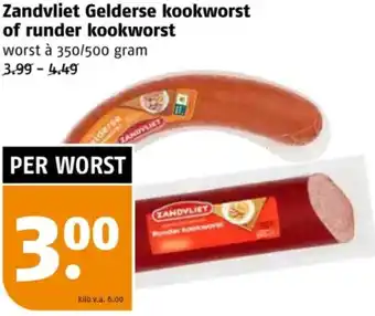 Poiesz Zandvliet Gelderse kookworst of runder kookworst aanbieding