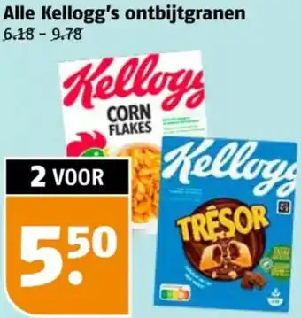 Poiesz Alle Kellogg's ontbijtgranen aanbieding