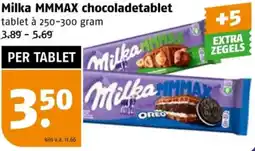 Poiesz Milka MMMAX chocoladetablet aanbieding