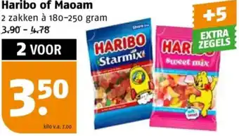 Poiesz Haribo of Maoam aanbieding