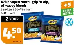 Poiesz Aviko SuperCrunch, grip 'n dip, of wavey blends aanbieding