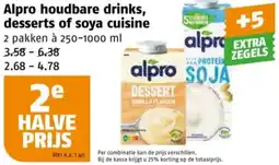 Poiesz Alpro houdbare drinks, desserts of soya cuisine aanbieding