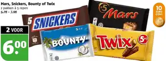 Poiesz Mars, Snickers, Bounty of Twix aanbieding