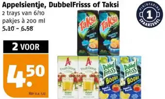 Poiesz Appelsientje, DubbelFrisss of Taksi aanbieding