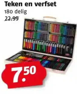 Poiesz Teken en verfset aanbieding