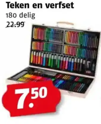 Poiesz Teken en verfset aanbieding