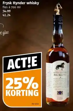 Poiesz Frysk Hynder whisky aanbieding