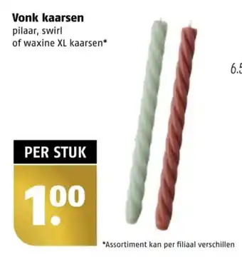 Poiesz Vonk kaarsen aanbieding