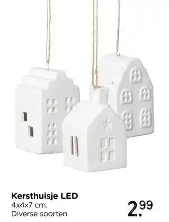 Xenos Kersthuisje LED aanbieding