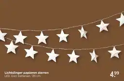 Xenos Lichtslinger papieren sterren aanbieding