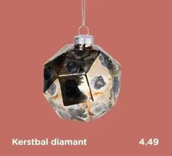Xenos Kerstbal diamant aanbieding