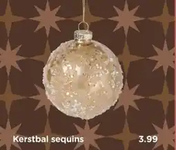 Xenos Kerstbal sequins aanbieding