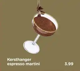 Xenos Kersthanger espresso martini aanbieding