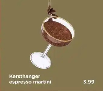 Xenos Kersthanger espresso martini aanbieding