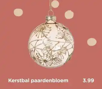 Xenos Kerstbal paardenbloem aanbieding