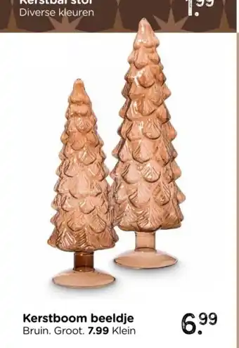 Xenos Kerstboom beeldje Bruin aanbieding