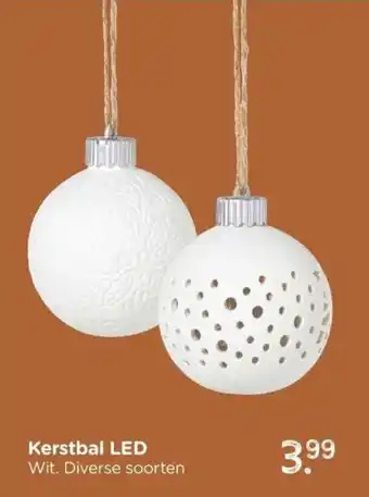 Xenos Kerstbal LED Wit aanbieding