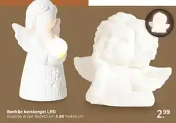 Xenos Beeldje kerstengel LED aanbieding