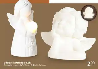 Xenos Beeldje kerstengel LED aanbieding