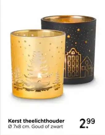 Xenos Kerst theelichthouder aanbieding