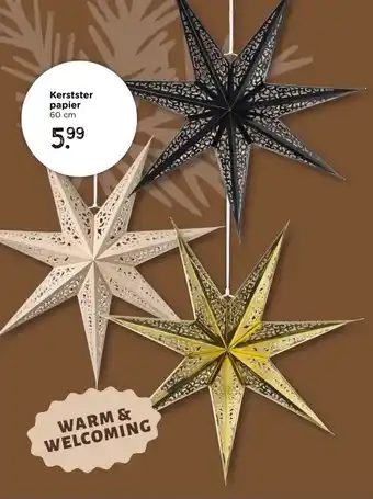 Xenos Kerstster papier aanbieding