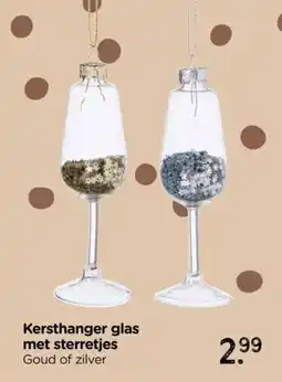 Xenos Kersthanger glas met sterretjes aanbieding