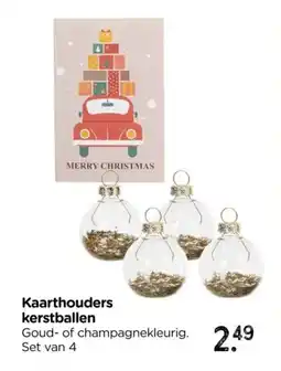 Xenos Kaarthouders kerstballen aanbieding