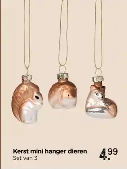Xenos Kerst mini hanger dieren aanbieding
