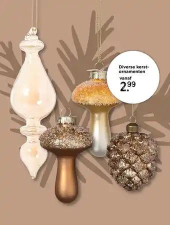 Xenos Diverse kerst- ornamenten aanbieding
