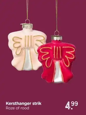 Xenos Kersthanger strik aanbieding