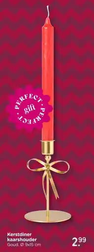 Xenos Kerstdiner kaarshouder aanbieding