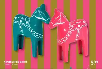 Xenos Kerstbeeldje paard aanbieding