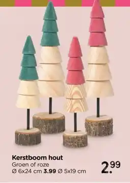 Xenos Kerstboom hout aanbieding
